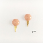 いちごアイス☆レトロイヤリング/ピアス