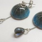 ダークカラー雨降りピアス【数量限定】
