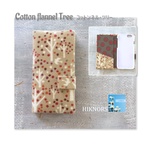 手帳型iPhone・スマホケース 〜コットンネル　Tree~