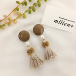 ◇アンティークボタンピアス◇