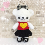 あみぐるみ❤️モコモコ白クマちゃん(女の子)