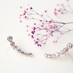 simple crystal♡　樹脂ノンホールピアス（イヤリング）