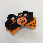 ツインハートのハロウィンヘアクリップ