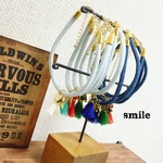 Denimスマイルブレスレット