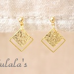 再販5♪送料無料♪シンプル・スクエアイヤリング