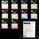 蓄光顔料(フレーク)Blueベース 0010～0100　Bright　10色セット【LumickColor　ルミックカラー　蓄光顔料】