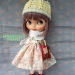 ＊優しくて上品なワンピース＊８点セット＊ blythe outfit＊ブライス ＊ ブライス ＊ワンピース・ブーツ・帽子＊