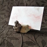 踊る埴輪と水鳥埴輪のフォトスタンド