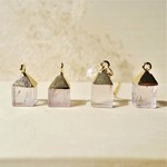 小さなお家のロングネックレス～アメジストのネックレス