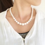 コットンパールのシンプルネックレス 6
