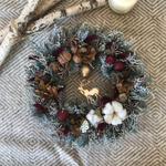 Christmas wreath vol.9(カウベル、トナカイピック付き)