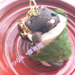 フェイクスイーツ sylph.*様専用 猫餡桜餅 バッグチャーム