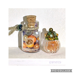 ドール用 ハロウィンアクセサリー   おばけが入ってる小瓶とかぼちゃガラスドーム