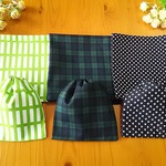 給食.ランチョンマット.巾着袋.6点セット.40×60.5