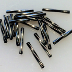 アンティークシルバー　ツイスト　メタル　ビーズ１．２ｍｍ　×１３ｍｍ（２０個）　　『Twist+zeroツイスト＋ゼロ』