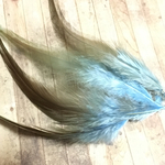 フェザー 羽 ターコイズ 10枚セット 10-15cm 金具付き