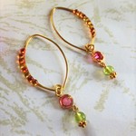 【1点限りお買い得品】太陽の石！厄除けピアス