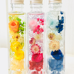 1本販売 四角のボトルのハーバリウム  華美