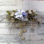 ブルーポインセチアのシャイニースワッグ