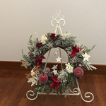 再販  かわいいウィンター&クリスマスリース