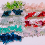 本物の紫陽花のバレッタ