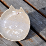 猫皿 ＊snow-crystal＊ レギュラーサイズ