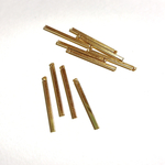 【30mm 10本】 四角柱スティックパーツ ゴールド  メタルパーツ