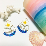 ワイヤーalohaピアス