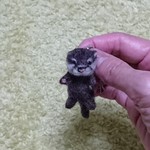 ぶら～ん babyカワウソ 羊毛フェルト