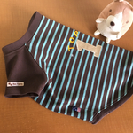 コーギー用**定番ボーダーＴシャツ　チョコベース