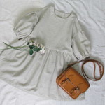 haruさまオーダー専用☆ゆるふわ❤ワンピース　サイズ120～中厚地コットンリネン　ナチュラル～