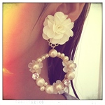 [セール] Bridal Flower ピアス