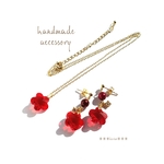 NEW！SWAROVSKIシャムフラワー※アクセサリーセット