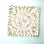 ドイリーコットン 22cm ハート