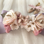 薔薇ブーケのリボンバレッタ
