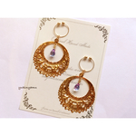 【送料無料】月と宇宙の雫イヤリング/ピアス