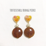 ーtortoiseshell orange pierceー