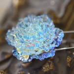 「雨の花」ブローチ