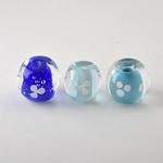 【アウトレット品】　とんぼ玉アソート　三つ花　3個セット