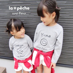 【再販☆】Baby＊長袖☆*名前入りune fleur smile.*オリジナルTシャツ 