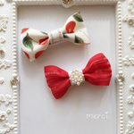 baby&kidsに♡ヘアクリップ2点セット(cerise)