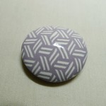 帯留め 練り上げ菱模様