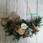 *Christmas クリスマススワッグ  *  white。.:*:・'°☆