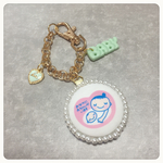 バッグチャーム、マタニティマーク♡BABY(グリーン)