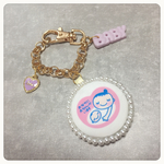 マタニティマーク、バッグチャーム♡BABY(パープル)