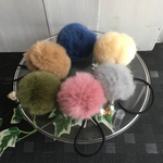 パールつき☆ファーボールヘアゴム