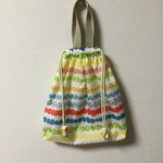 【入園入学】巾着型やや小さめ体操服袋(ナイロン巾着、靴袋、ナイロン、撥水生地)