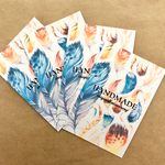 厚＊名入れ無料＊Colorful Feather