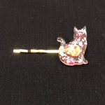 可愛い猫ちゃんヘアピン