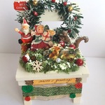  クリスマス コラージュチェアー